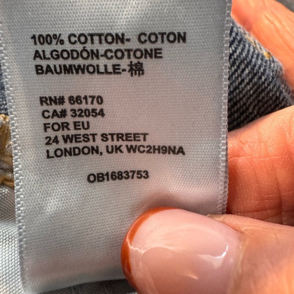 BDG Women's Navy Tapered Baggy Jeans size 24 - Picture 10 of 13